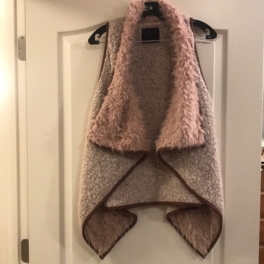 Faux fur vest